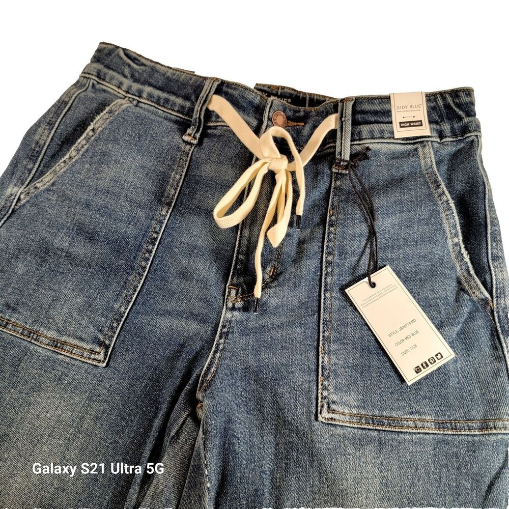Judy Blue Womens Jeans Skinny High Waist Jogger JB88779 Size 7/28 NWT MSRP $80